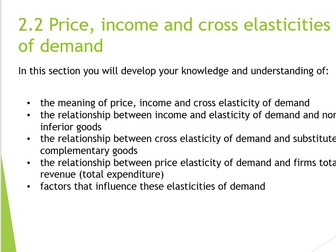 Oxford AQA Economics AS Level Unit 2.2 (9640)