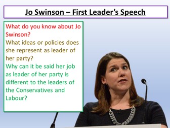 Jo Swinson General Election 2019 Speech