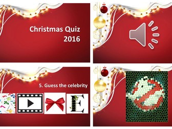 2016 End of Year Christmas Quiz