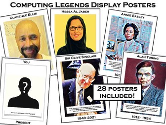 Computing Legends Display Posters