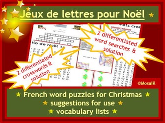 Christmas French Puzzles