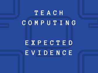 Teach Computing - Year 3 - Expected Evidence