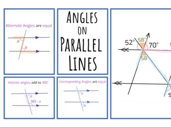 Angles on Parallel Lines | Maths with Jade