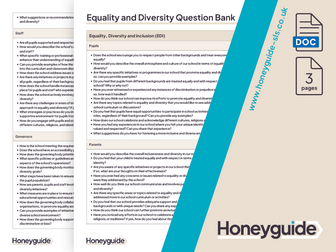 Equality, Diversity and Inclusion Survey Question Bank