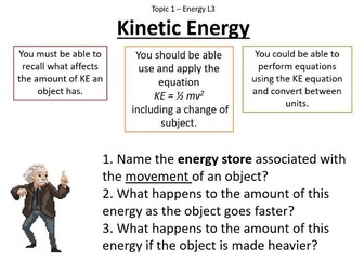 AQA GCSE Energy - Kinetic Energy