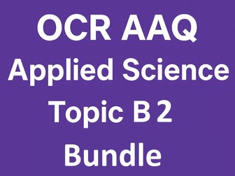 OCR AAQ F180 Biology B2 Bundle