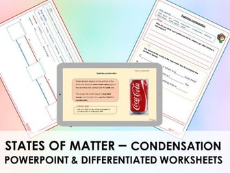 Condensation - States of matter - KS2 - Year 4 - Science