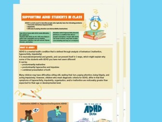 Supporting ADHD students in Secondary