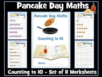 Pancake Day Maths - Counting to 10