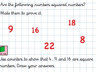 Y6 prime, squared and cubed numbers