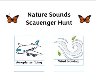 Nature Sounds Scavenger Hunt