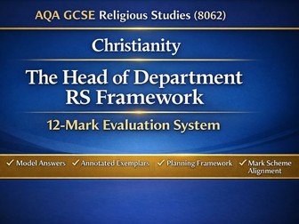 AQA GCSE Religious Studies (8062) – Christianity: 12-Mark Evaluation System