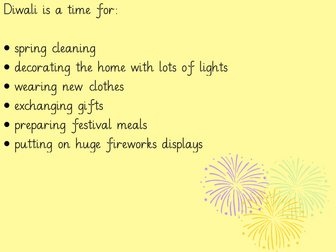 Diwali / Divali Lesson - Year 2 - Flipchart, Video Link and Questions