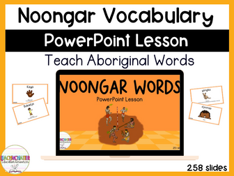 Aboriginal Noongar Vocabulary lesson