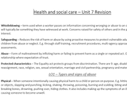 cambridge safeguarding technical unit level social care health