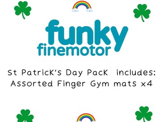 St Patrick's Day Finger Gym Mats