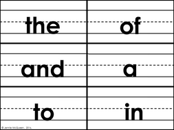 Sentence Strip Sight Words: Fry First 100 List | Teaching Resources