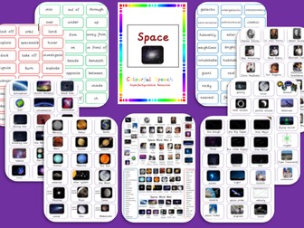 Space Resource with Wordmats and Vocabulary