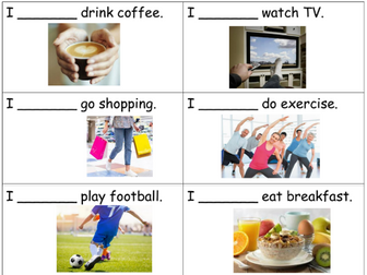 Adverbs of Frequency Speaking Cards.