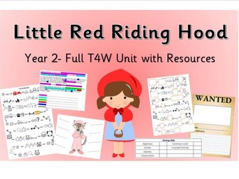 Little Red Riding Hood- Talk for Writing- Full Unit with Resources