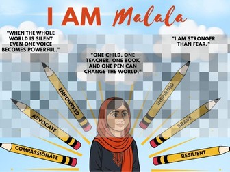 I am Malala display