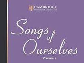 Cambridge IGCSE Songs of Ourselves