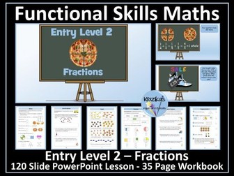 Functional Skills Maths - Entry Level 2 - Fractions
