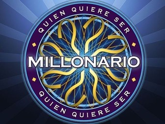 Millionaire game to recap key points of Spanish grammar
