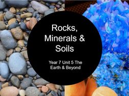 Rocks, minerals & soil - Year 7 Science KS3 - PowerPoint, PDF, Google Slides with Activity (Kahoot)
