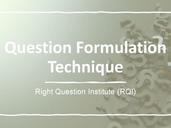 Question Formulation Technique