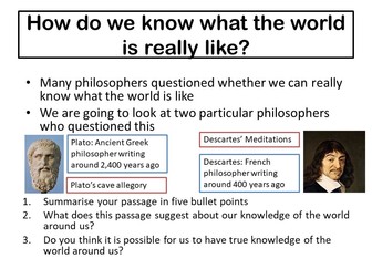 A Level RS - Philosophy Induction Lesson