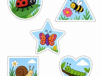 Themed shape cutting sheets