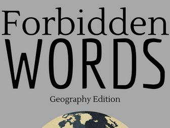 Forbidden Words: Geography Edition
