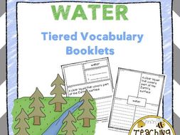 Water Tiered Vocabulary Booklets