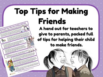 Top Tips for Making Friends