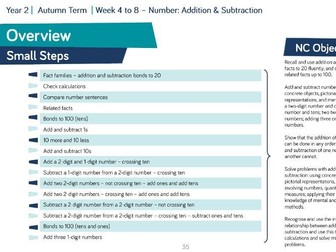 Maths Mastery Year 2 Block 2 Addition and Subtraction