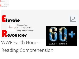 WWF Earth Hour - Reading Comprehension