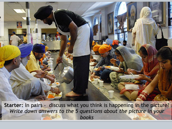 Sikhism and Suffering KS3 Differentiated lesson