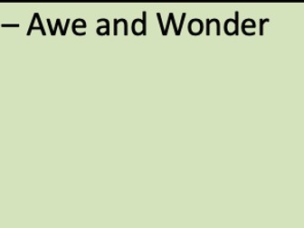 Autumn and Spring 1 Assembly Plan