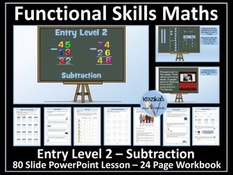 Subtraction - Functional Skills Maths - Entry Level 2