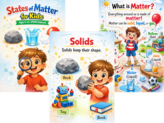 States of Matter | Solid, Liquid & Gas | KS1 Science Activity (Ages 5–8)