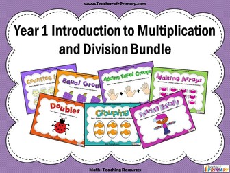 Year 1 Introduction to Multiplication and Division Bundle