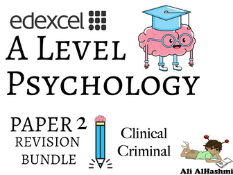 Edexcel A Level Psychology Paper 2 Bundle - Applications to Psychology