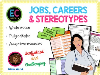 Careers, Diversity + Stereotypes PSHE