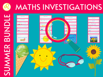 Summer Maths Investigations Bundle