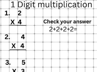 KS2 Multiplication Workbook & Practice Exercises | Times Tables, Word Problems & Answer Keysy