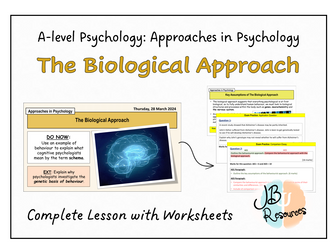 A-Level Psychology - THE BIOLOGICAL APPROACH [Approaches in Psychology]
