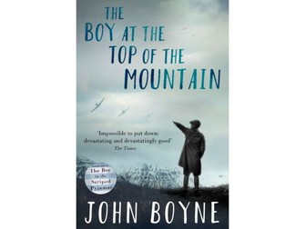 The Boy at the Top of the Mountain - range of suggested tasks for each chapter