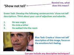 Introduction to descriptive writing