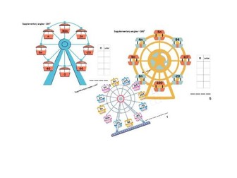 Algebra (Ferris Wheel - totaling 180)